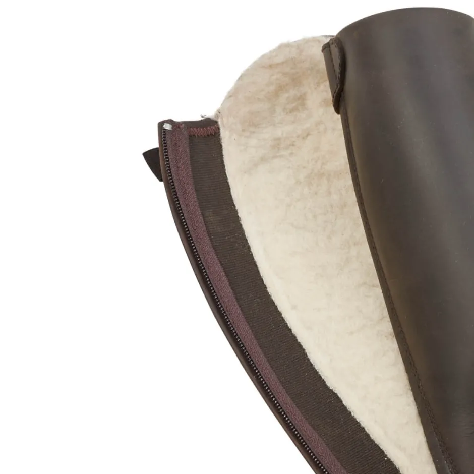 BUSSE Winter-Reitstiefel NORWICH, pure wool, braun