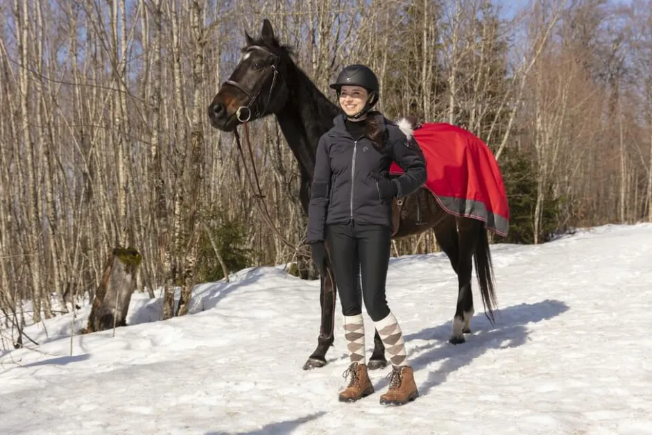 EQUITHÈME „TYREX 1200 D“, Nierendecke mit Polar Fleece Fütterung