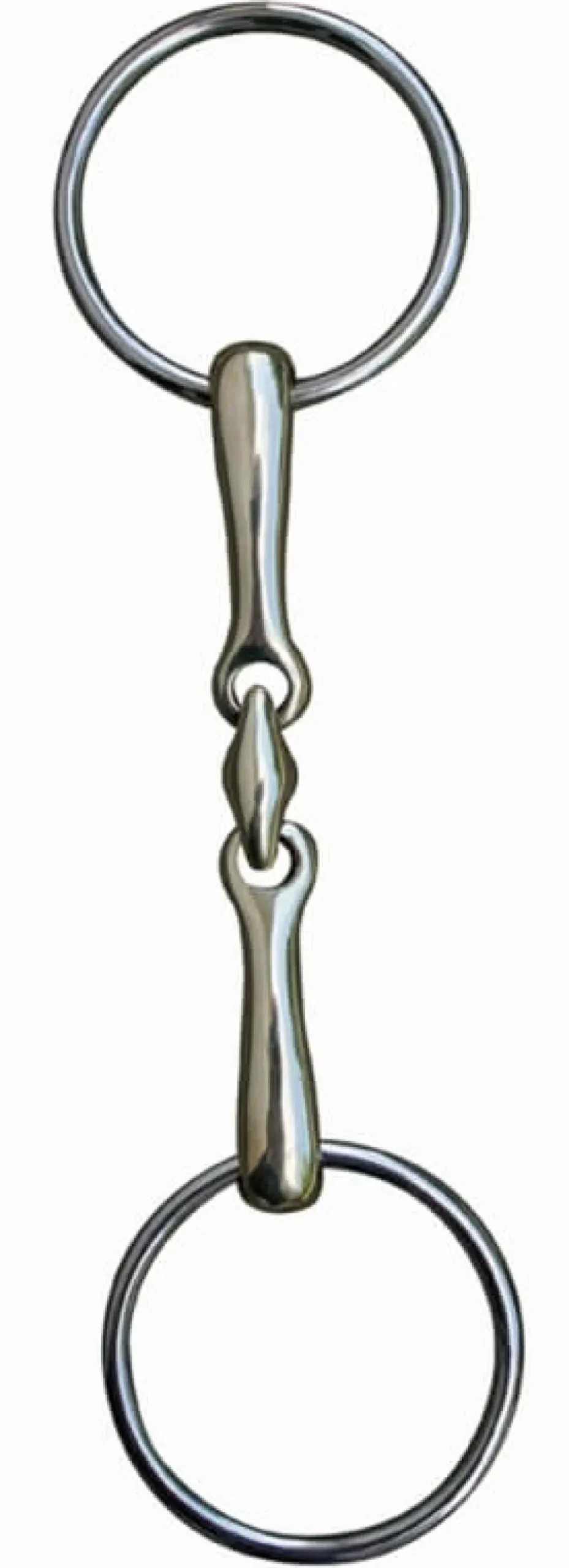 HKM Doppelt gebr. Gebiss 16 mm, Argentan, Edelstahl.
