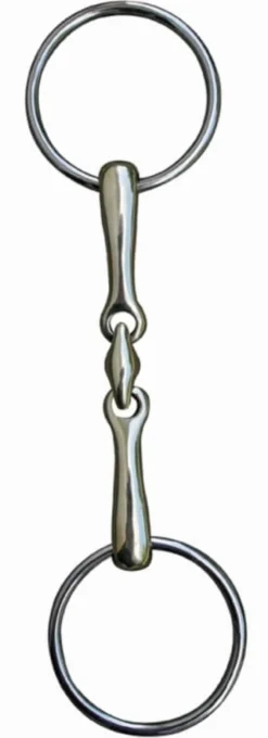HKM Doppelt gebrochenes Gebiss, 20 mm aus Edelstahl