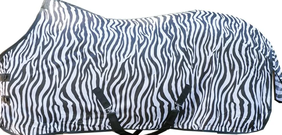 HKM Fliegendecke -Zebra- mit Kreuzgurt