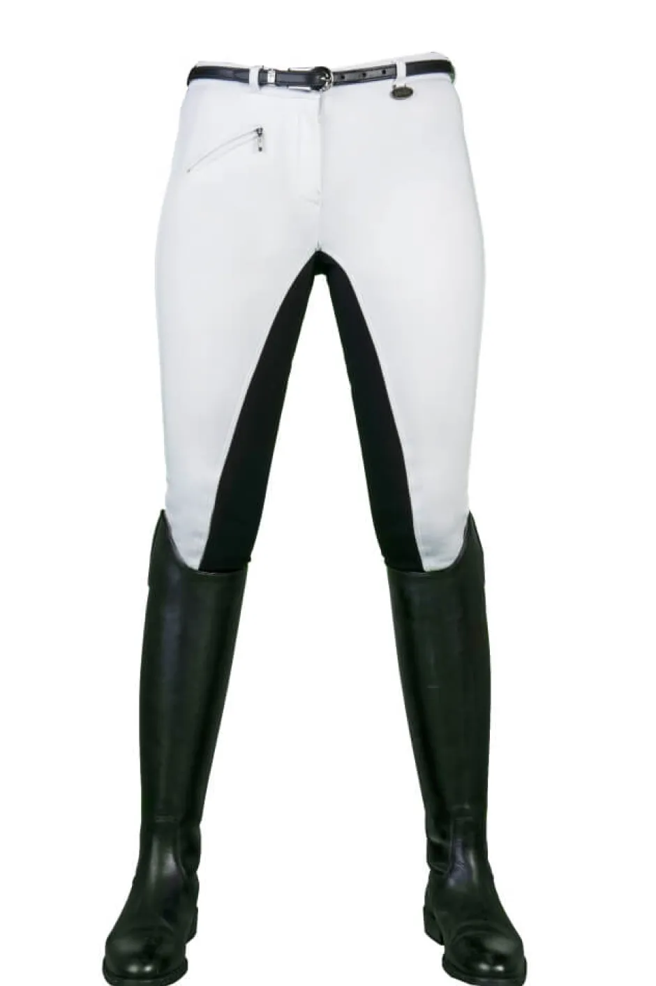 HKM Reithose -Basic Belmtex Grip- Dreiviertel Besatz