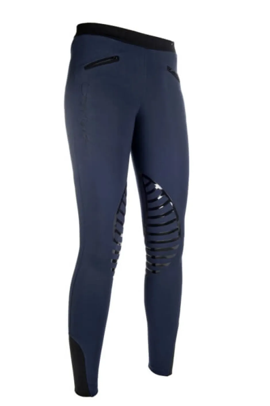 HKM Reitleggings -Starlight- Silikon-Kniebesatz