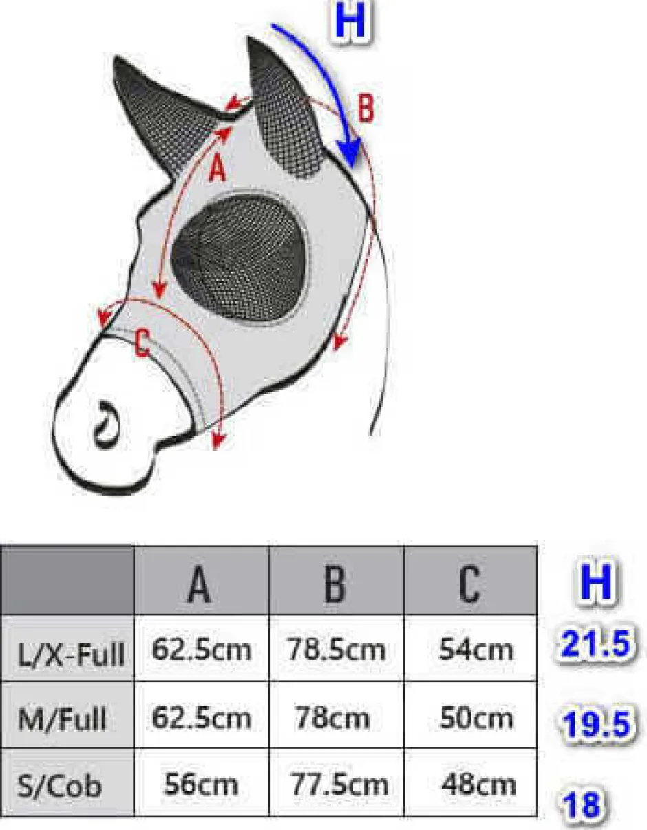 LAMI-CELL Fliegenmaske - Titanium Come Best