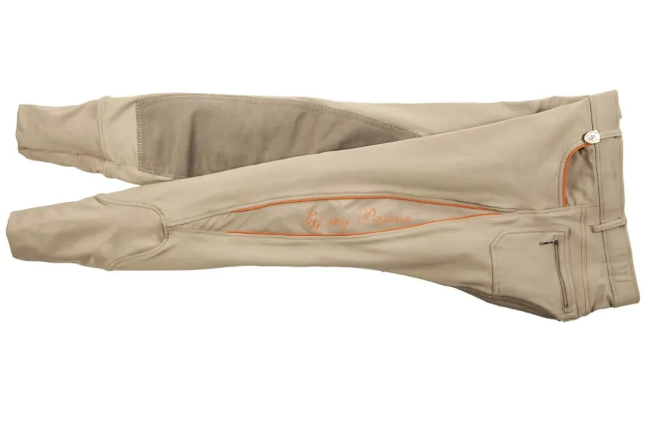 Lauria Garrelli by HKM Reithose -Golden Gate- Comfort Dreiviertel Alos Besatz