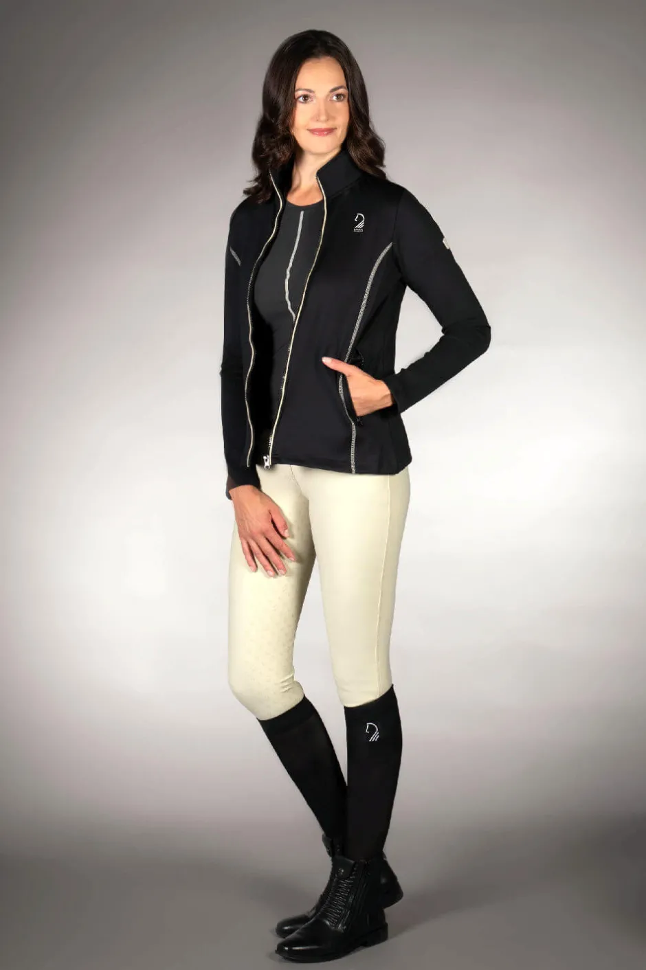 LAURIA GARRELLI by HKM Sweatjacke -Limone-