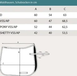 WALDHAUSEN Schabracke Classic