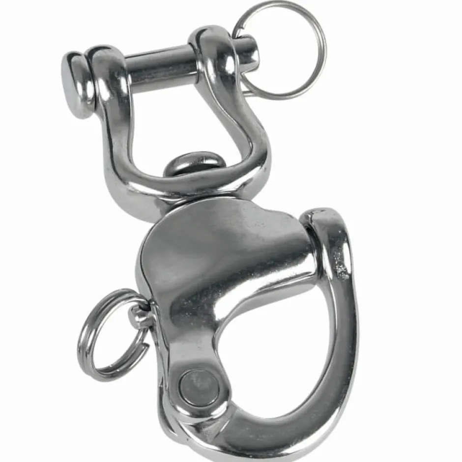 WALDHAUSEN Sicherheitsschäkel, Edelstahl, 9 cm